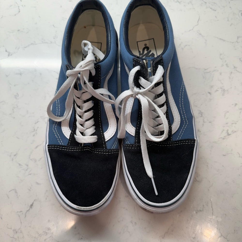 Stylish Blue and Black Men's Sneakers